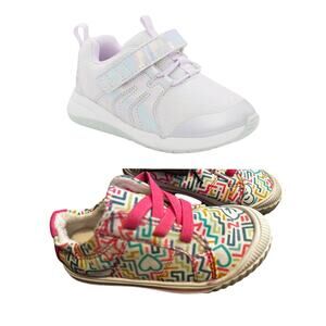 Little Girls Stride Rite Athletic Sneaker, & Wonder Nation Canvas Shoe Sz. 9 New
